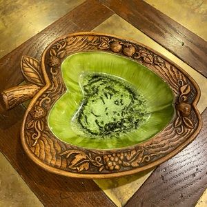 Treasure Craft 1950s Vintage Glazed Ceramic Apple